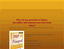 Tablet Screenshot of pepforthepooped.com